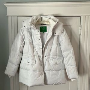 J. Crew Signature Puffer new without tags white size S